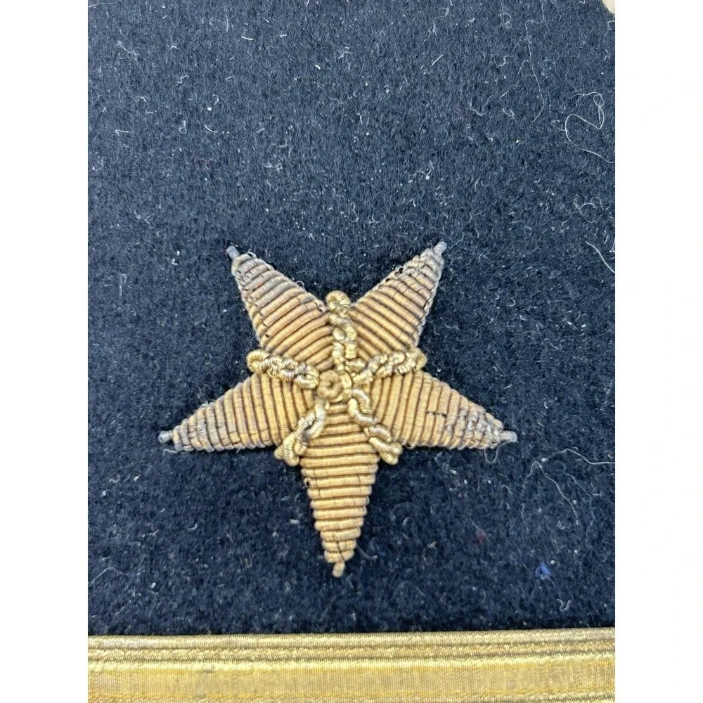 Vintage US Navy Commander Epaulettes Bullion Star WWII Era Dress Uniform boards
